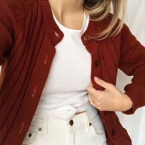 Burgandy Cardigan